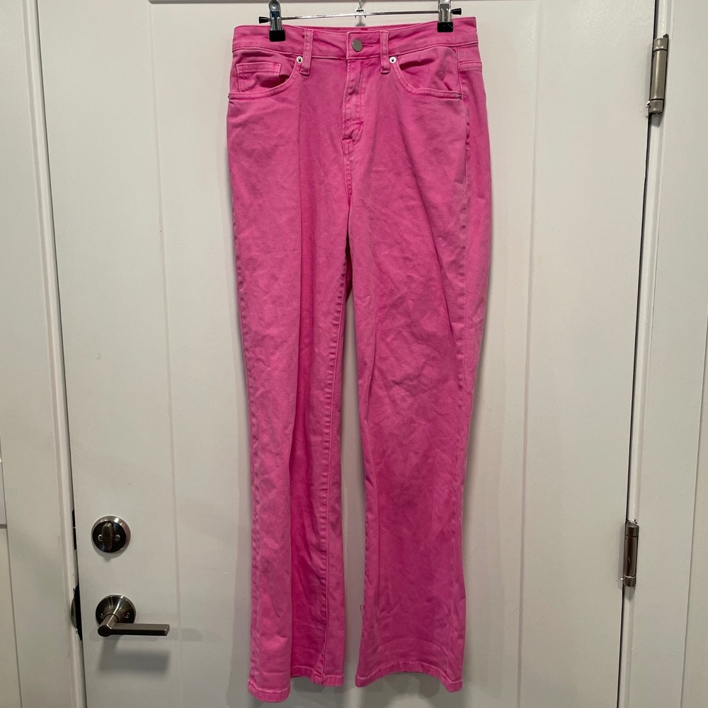 Mica Denim Pink High Rise Straight Leg Jeans MDP-W3025NP Size 26